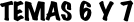 TEMAS 6 Y 7